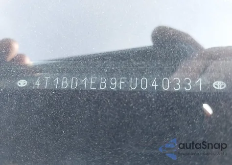 2015 Toyota Avalon Hybrid Xle Touring из США, поврежденный, VIN 4T1BD1EB9FU040331